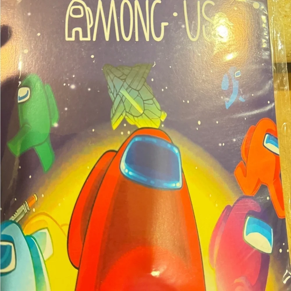 Among Us Happy Birthday decorations 200 Party Supplies Set Napkins, plates NEW